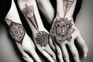 Full hand tattoo idea