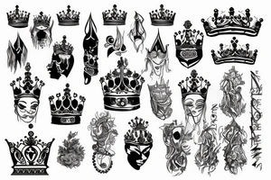 Queen Crown tattoo idea