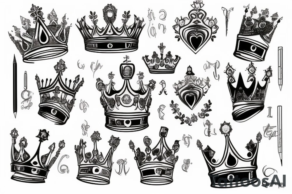 Queen Crown tattoo idea