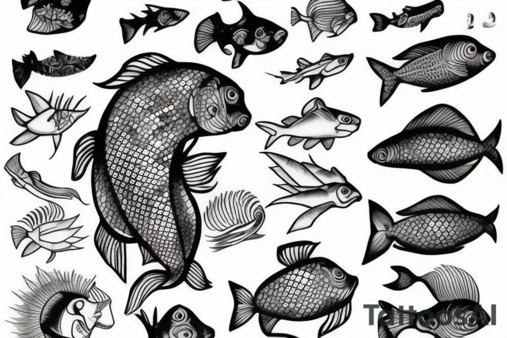 Pisces tattoo idea