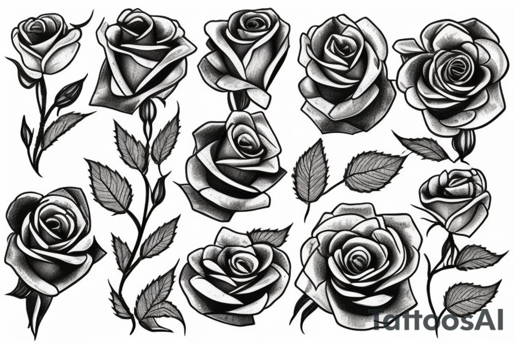rose, snake tattoo idea