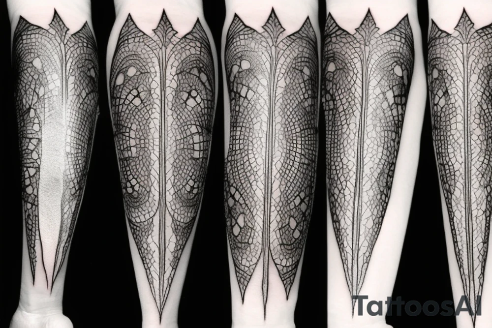 thin, long candle tattoo idea