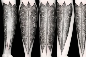 thin, long candle tattoo idea