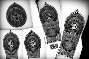 Shield tattoo idea