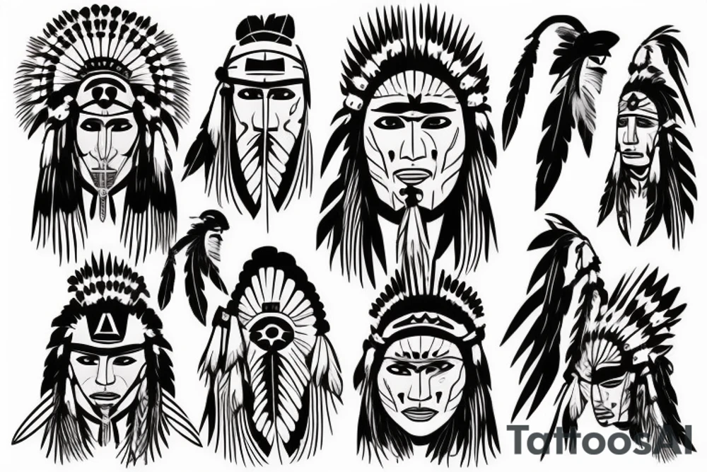 Native American tattoo idea
