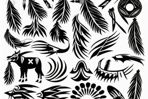 Native American tattoo idea
