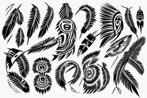 Native American tattoo idea
