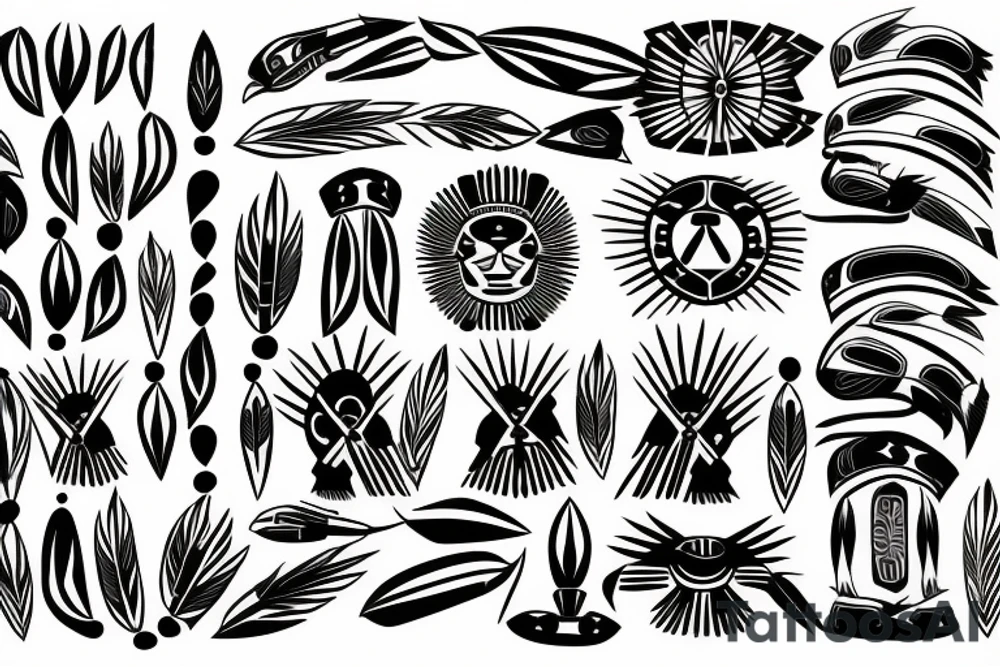 Native American tattoo idea