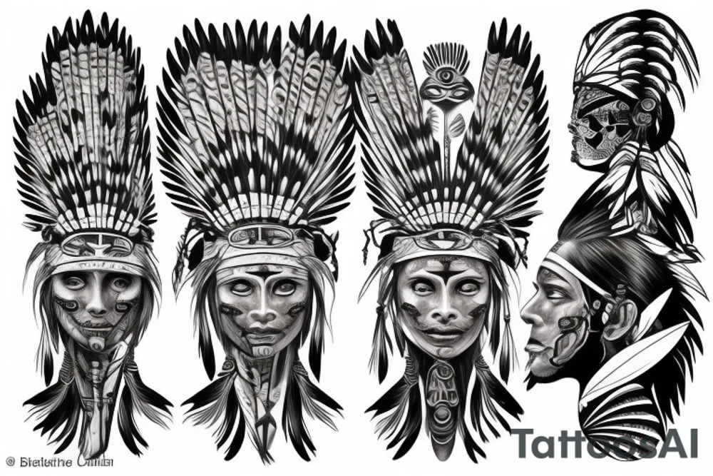 Native American tattoo idea