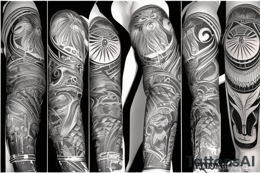 Native American tattoo idea