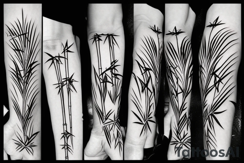 bamboo tattoo idea