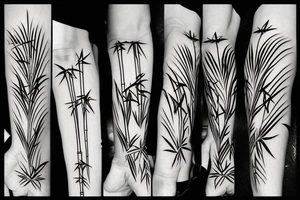 bamboo tattoo idea