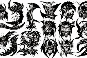 demon slayer tattoo idea