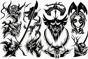 demon slayer tattoo idea