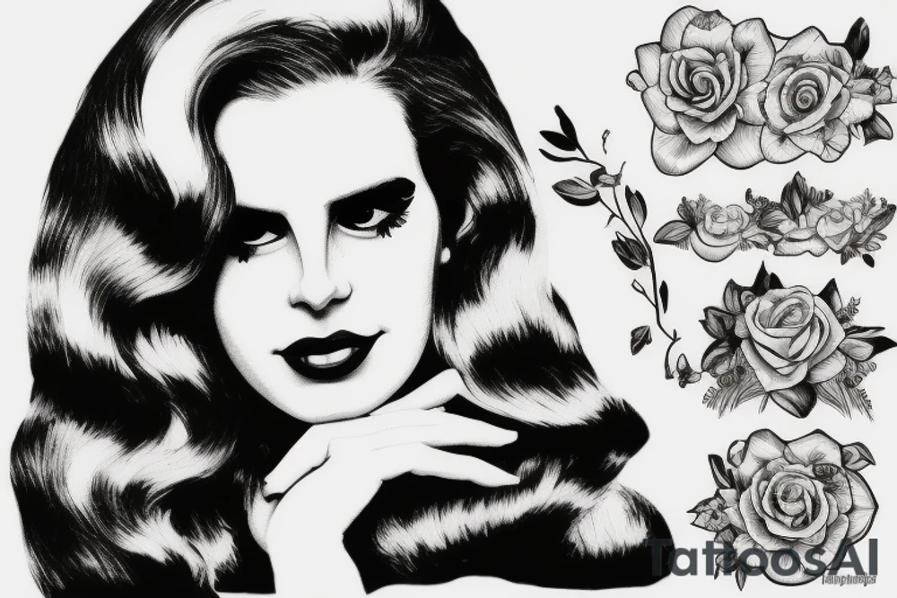 Honeymoon Lana Del Rey tattoo idea