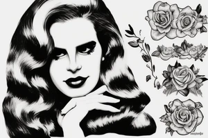 Honeymoon Lana Del Rey tattoo idea