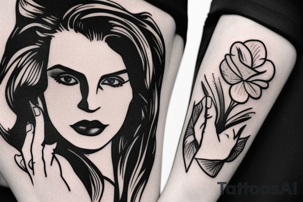 Honeymoon Lana Del Rey tattoo idea