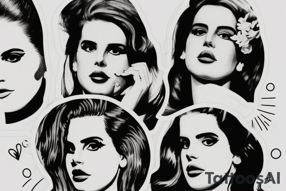 Honeymoon Lana Del Rey tattoo idea