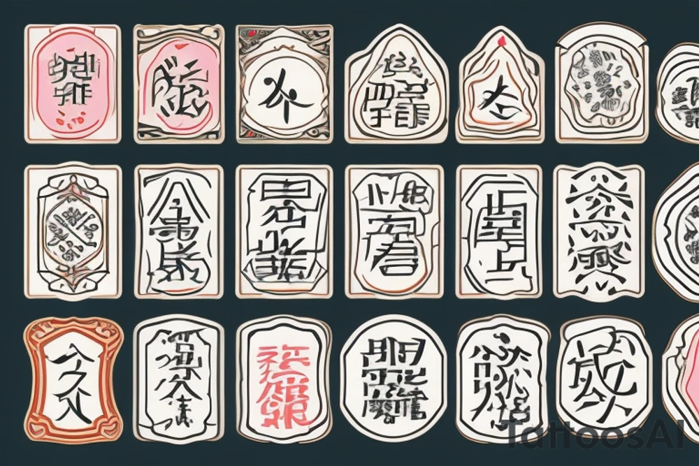 a whole traditional fortune cookie with a paper sticking out tattoo idea
