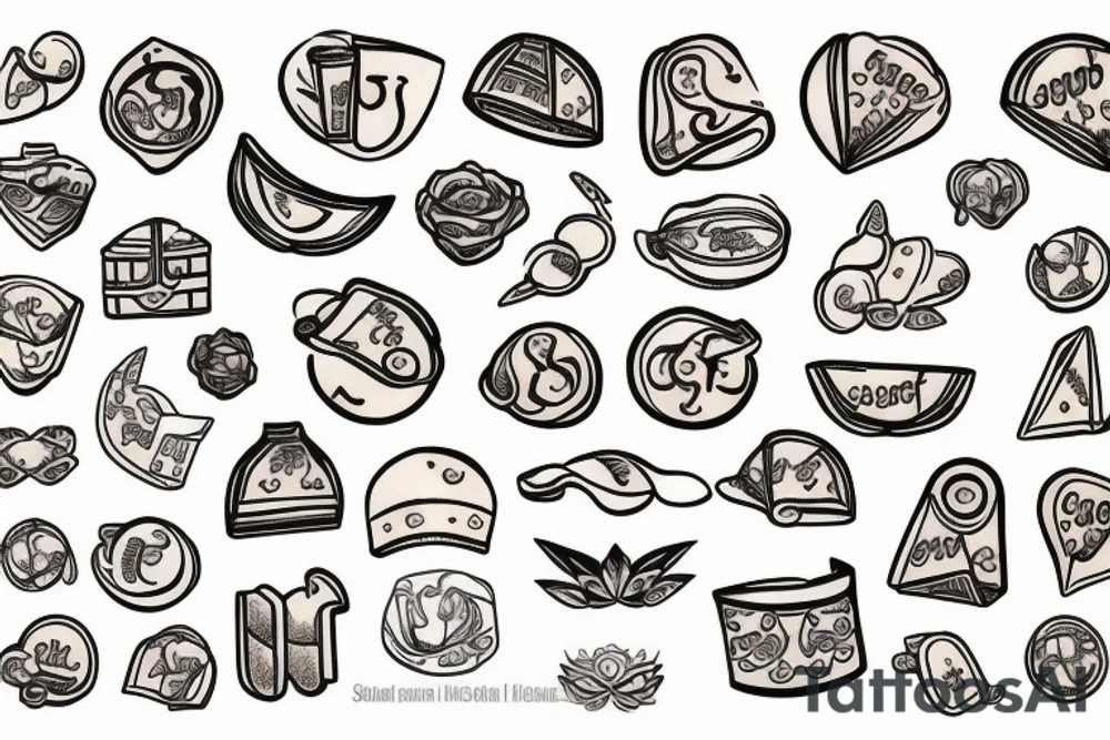 fortune cookie tattoo idea