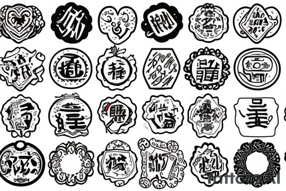 fortune cookie tattoo idea