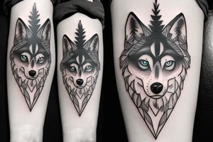 Wolf tattoo idea