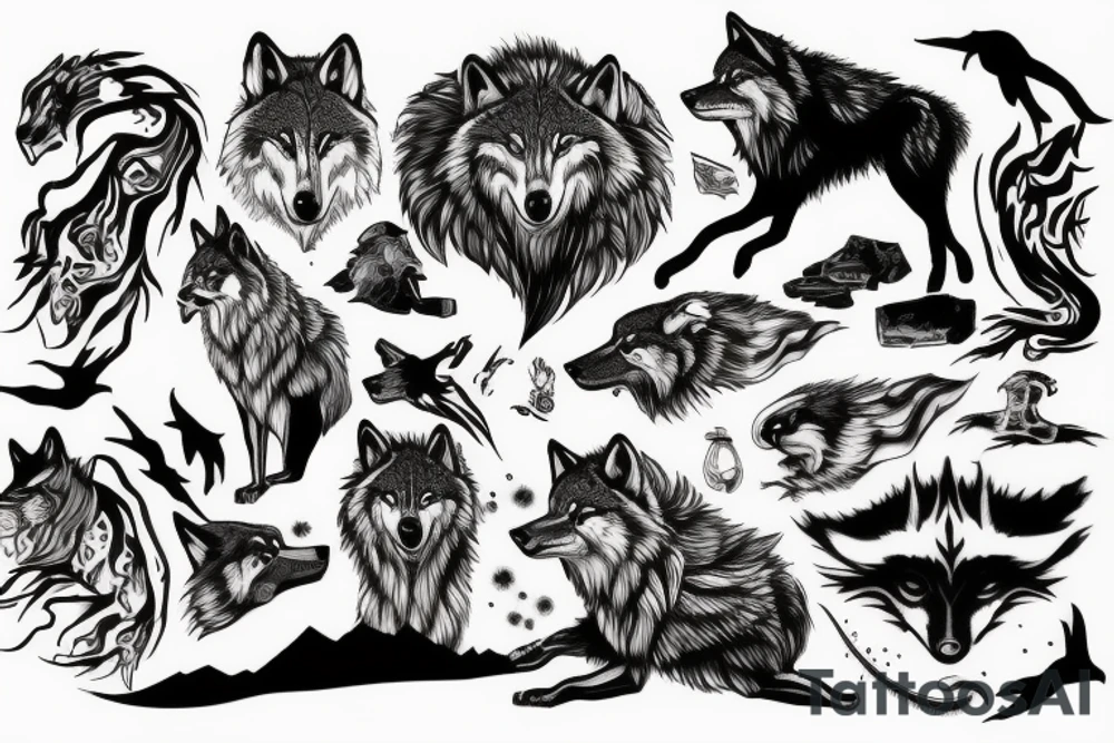 Wolfs breath tattoo idea