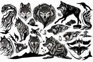 Wolfs breath tattoo idea