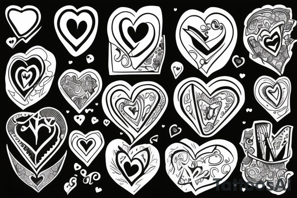 heart tattoo idea