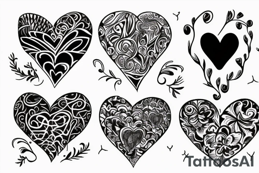 heart tattoo idea