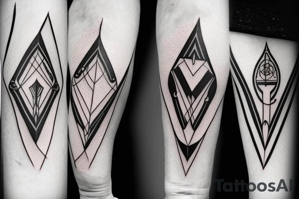Arrow with an arrow head that says 406 tattoo idea