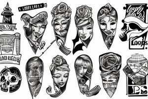 loose lips sink ships tattoo idea
