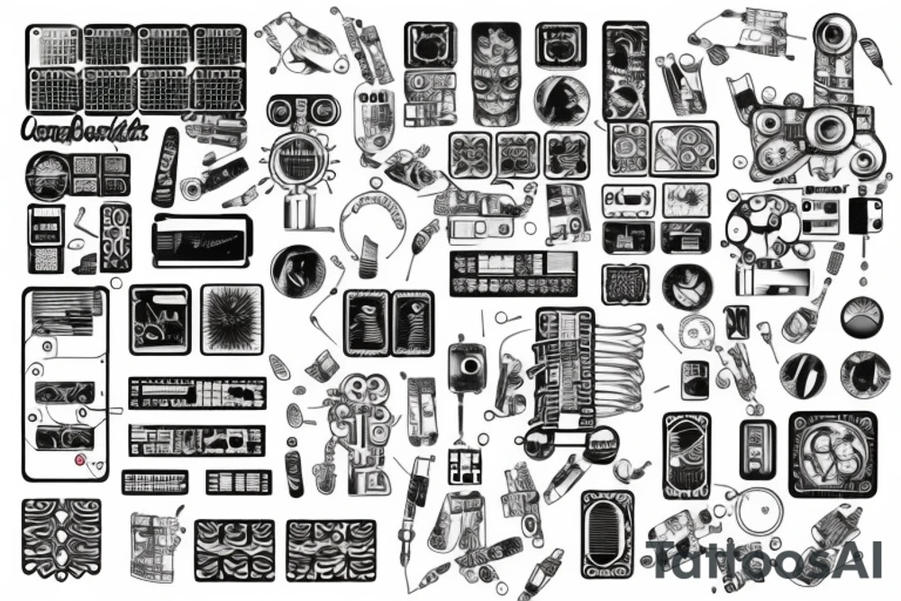 circuitry tattoo idea