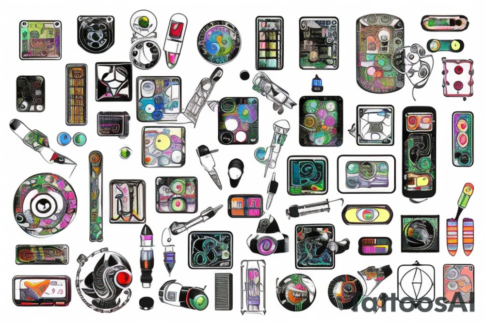 circuitry tattoo idea
