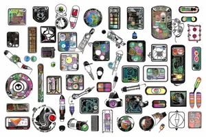 circuitry tattoo idea