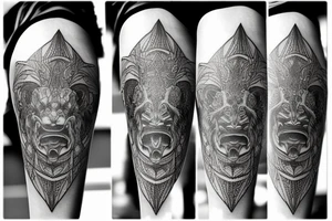 fenrir mandala tattoo tattoo idea