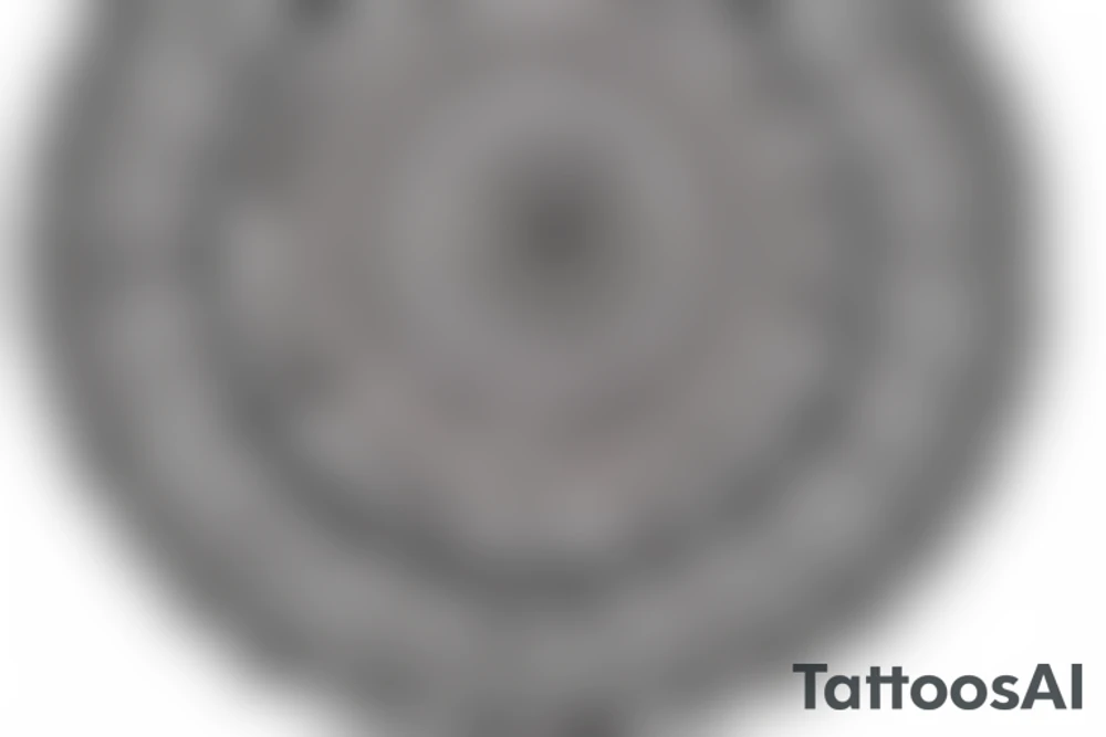 Wolf  mandala tattoo tattoo idea