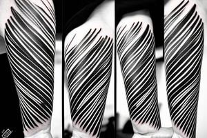inner forearm tattoo of a dollar sign, half of the face should be made out of abstract lines tattoo idea
