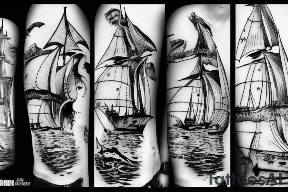 Black sails poster tattoo idea