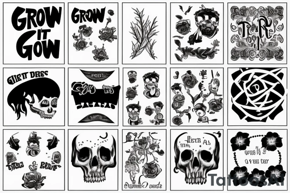 if it doesn’t grow it rots tattoo idea