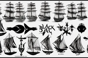 Black sails poster tattoo idea
