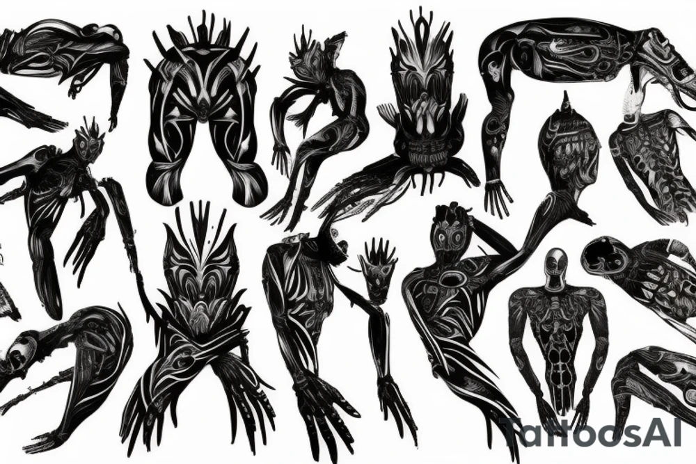 dead-space-marker back-tattoo tattoo idea
