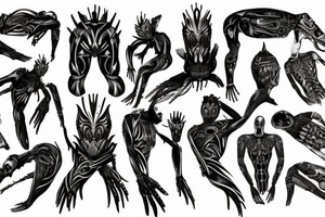 dead-space-marker back-tattoo tattoo idea