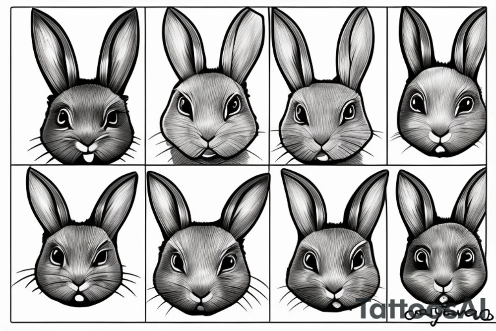 rabbit tattoo idea