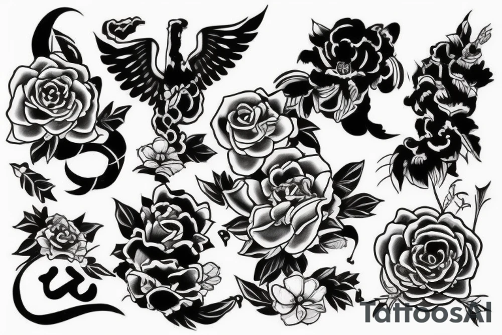 带着鱼杆的钓鱼人，使用的是路亚方式 tattoo idea
