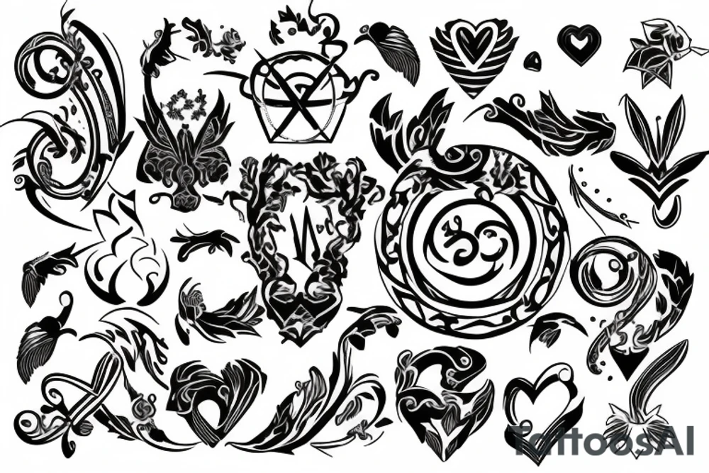 the symbol that makes you make same-sex love tattoo idea