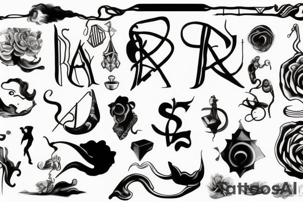 Being the power tattoo idea