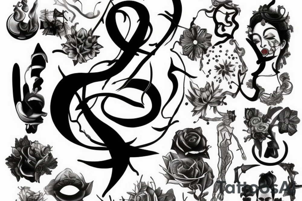 Being the power tattoo idea
