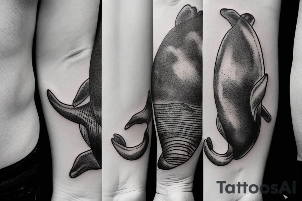 Whale tattoo idea