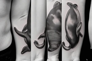 Whale tattoo idea